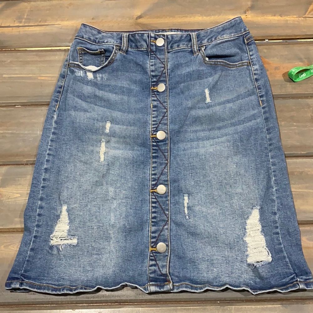 Cato denim skirt